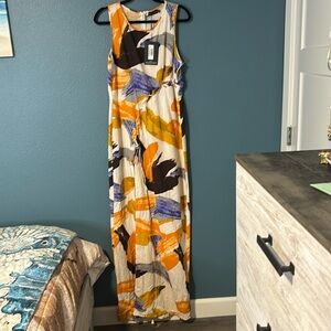COPY - size large pretty little thing brand maxi with slit dress